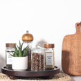 thumbnail image 3 of Bandeja decorativa zoocatia, redonda, de madera, para baño, 3 of 6