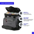 thumbnail image 4 of Titan by Arctic Zone Deep Freeze Cooler - Enfriador rígido sin cremallera para 16 latas - Aislamiento de congelación profunda, revestimiento HardBody y SmartShelf - Gris piel de tiburón, 4 of 5