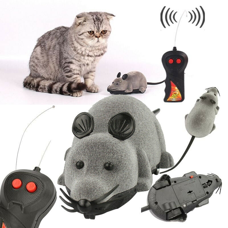 Gaoominy Remote Control RC Electronic Rat Mouse Mice For Dog Pet Funny Toy 