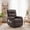 Dark Brown, variant on INNOVAR Recliner Sofa for Adults, Power Swivel Reclining Chair, Oversized Electric Recliners Overstuffed Rocker Chair W/Storage Pockets, USB and Type-C Ports for Home Living Room,PU,Light Brown