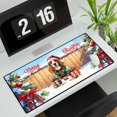 thumbnail image 3 of Merry Christmas Woofmas Xmas Noel Basset Hound Elf Candy Cane Snow Desk Mat Full Keyboard Mouse Pad Bassets Dog Breed Lovers Gifts Idea Large Mousepad - 13017, 3 of 5