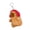 Red, variant on Stylish Elegant Color Capybaras Plush Keychain Charm Pendant Versatile Dress Up Charm Accessory for Everyday Use