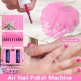 thumbnail image 5 of Rirool Kids Makeup & Nail Polish Kit for Girls - 2 in 1 Washable Cosmetic Set with Nail Dryer, Princess Crown & Jewelry - DIY Toys Gift for Ages 3-8 Pink, 5 of 7