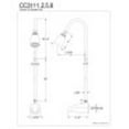 thumbnail image 2 of Kingston Brass CC3111 Standard Mount Shower Conversion Kit, 2 of 2