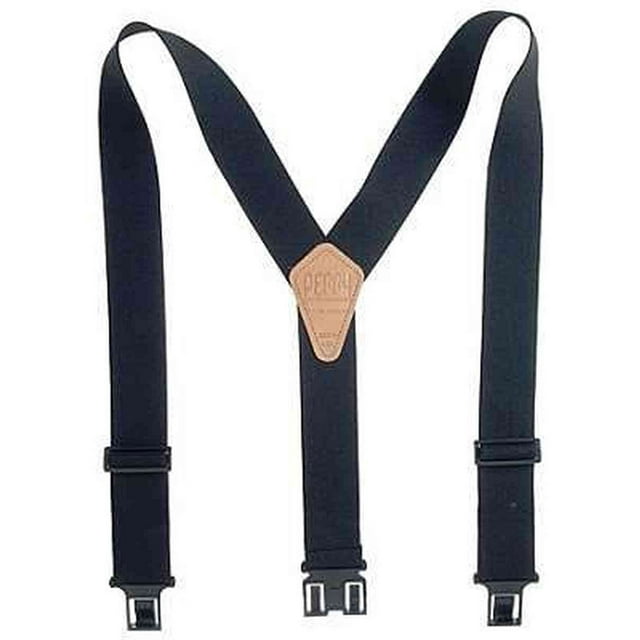 Perry Products SN200 Bretelles à Clip pour Hommes 2 Po - Noir, Régulier