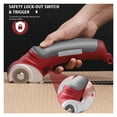 thumbnail image 2 of 2000mAh Portable Cordless Electric Round Scissors Electric Scissors Shear Cloth Cutter Fabric Cutting Machine Kit Cutting Tool, 2 of 5