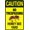 Warning Sign 6, variant on Caution Bee No Trespassing Danger Do Not Enter Honeybees Sign, 8"x12" Metal Man Cave Decor, Farm Yard Garden Home Farmhouse Warning Sign