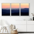thumbnail image 2 of IDEA4WALL Framed Canvas Wall Art Orange Pink Sky with Blue Purple Mountain Landscape Wilderness Photography Minimalism Modern Scenic Colorful for Living Room, Bedroom, Office, 2 of 5