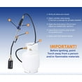 thumbnail image 5 of Flame King 340,000 BTU Propane Torch with Adjustable Flame and Auto Piezo Igniter - Heavy-Duty Weed Burner for Snow and Ice Melt, 5 of 11