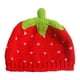 thumbnail image 2 of Gorro de fresa tejido para mujer, gorro ligero y cómodo para adultos, gorro de invierno bonito y creativo para niña, gorro de fresa, 2 of 9