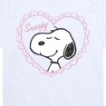 thumbnail image 3 of Peanuts - Snoopy Heart Boys' Short Sleeve Graphic T-Shirt, 3 of 6