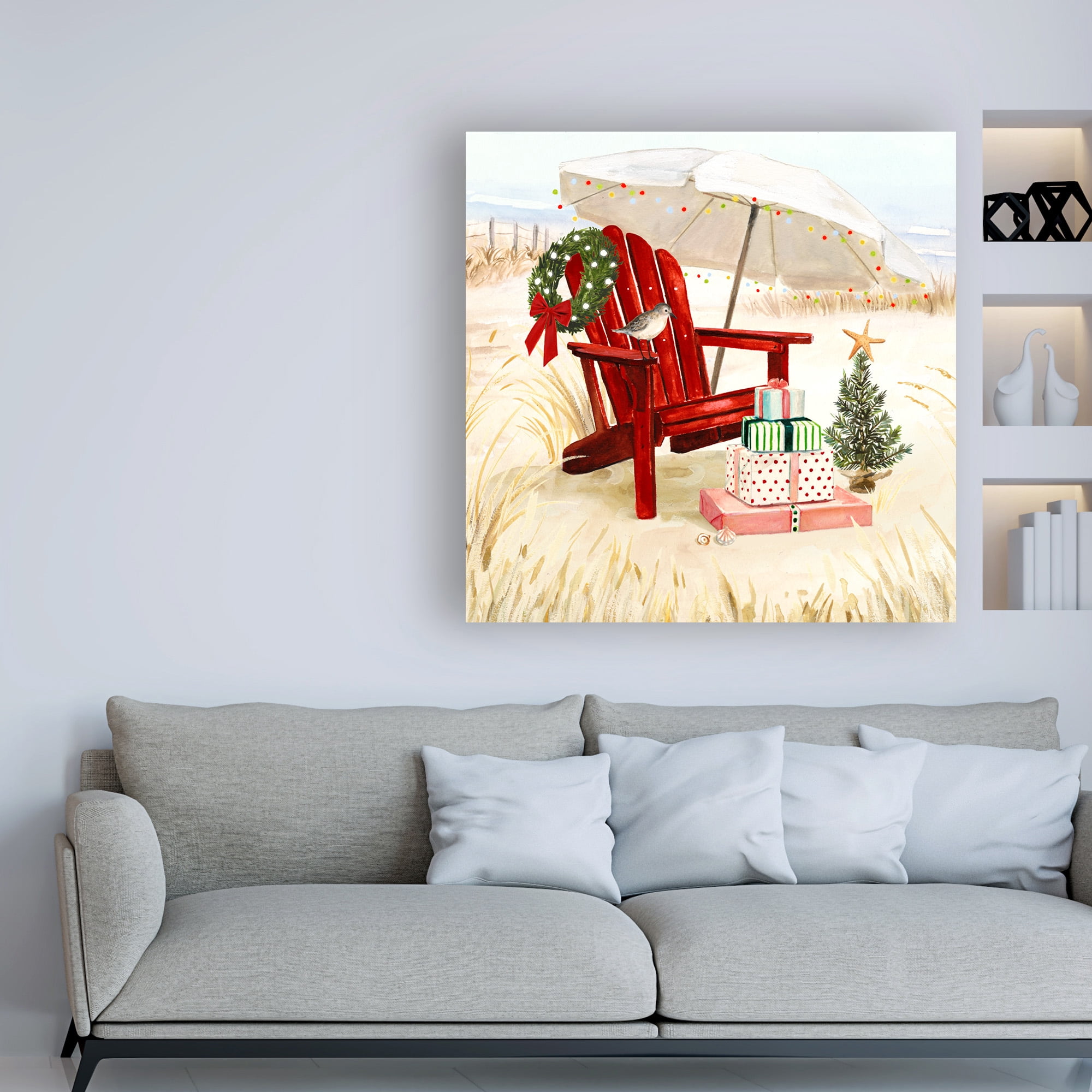 Trademark Fine Art 'Christmas Coast II' Canvas Art by Victoria Borges