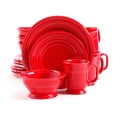 Gibson Barberware 16 Pc Dinnerware Set - Red - Walmart.com