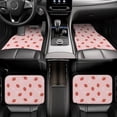 thumbnail image 6 of Uemuo Car Floor Mats - Hand Drawn Strawberry Pattern Carpet Floor Mats for Cars, Auto Accessories Front & Rear Car Floor Foot Mat Sets of 4 Pieces, 6 of 6