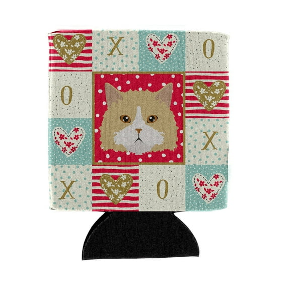 Carolines Treasures CK5140CC Oregon Rex Cat Love Can or Bottle Hugger Can Hugger multicolor