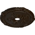 thumbnail image 3 of Ekena Millwork 26"OD x 3 3/4"ID x 1 1/2"P Attica with Rose Ceiling Medallion (Fits Canopies up to 4 1/2"), Hand-Painted Bronze, 3 of 5