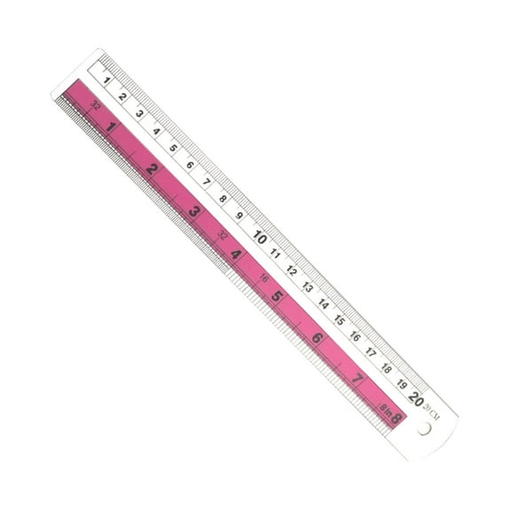 Acahhotxx Straight Edge Ruler, Metal Straight Edges Ruler Precise Measuring Tool for Crafting Cutting, Double Side Metric Ruler