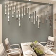 thumbnail image 3 of 100pcs 2/3/4cm 3D Square Mirror Wall Stickers Self-adhesive Acrylic Mosaic Mirror Surface Tile DIY Wall Decals Room Home Decor, 3 of 10