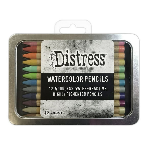 Tim Holtz Distress Watercolor Pencils 12/Pkg-Set 2