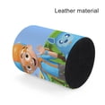 thumbnail image 4 of Blippi-theme Cylinder Pen Holder Pencil Organizer with Flannel Lining PVC Leather Material Cardboard Base for study work 10*8CM, 4 of 6