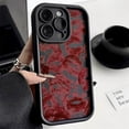 thumbnail image 2 of Red Lips Liquid Silicone Cases For iPhone 11 Case iPhone 13 12 14 15 Pro Max XS X XR 7 8 Plus SE 2020 2022 Soft Shockproof Cover 02OC65 For iPhone XR, 2 of 5