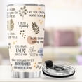thumbnail image 4 of Daily Reminder Tumbler for Positive Mindset, 20oz Stainless Steel Insulated Cup with Motivational Affirmations, Self Love Mental Health Gift for Women, Friends, Coworkers, 4 of 7