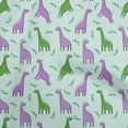 thumbnail image 1 of oneOoneCottonPoplinPurpleFabricKidsAnimalFabricForSewingPrintedCraftFabricByTheYard56InchWide, 1 of 4
