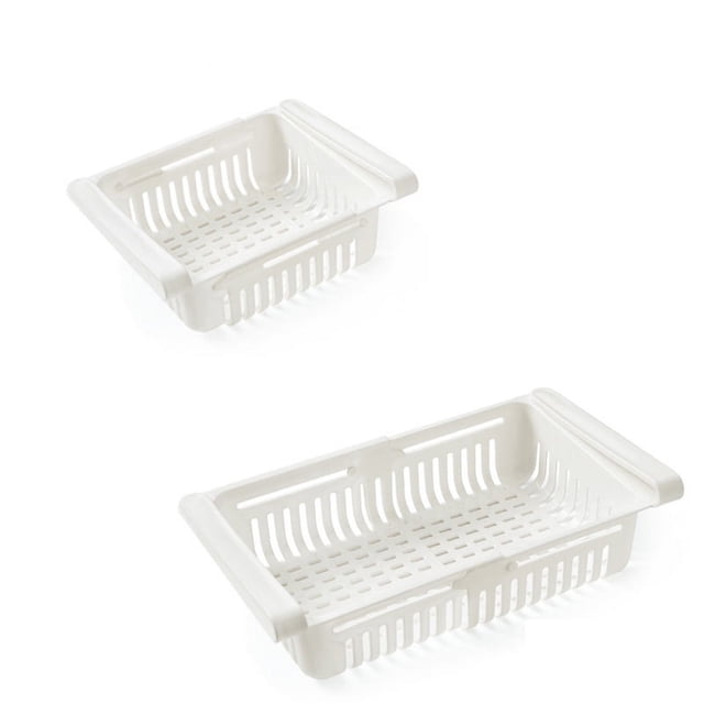 Cajón de nevera Jadeshay organizador de cajones de nevera organizador retráctil para refrigerador