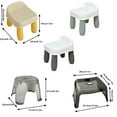 thumbnail image 3 of Bearachild Recepción de oficina en casa Reposapiés ergonómico Adultos debajo del escritorio Reposapiés para juegos de trabajo Taburete Conjuntos de muebles de sala de estar Cuadrado Claro Gris, 3 of 6