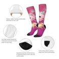 thumbnail image 3 of Naloa Cute Pink Axolotl A Knee Socks, High Socks Long Stretchy Sock Women Knee High Stocking, Long Socks for Women, 3 of 6
