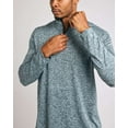 thumbnail image 3 of Real Essentials 3 Pack: Men's Dry-Fit Active Quarter Zip Long Sleeve Athletic Performance Pullover (Available In Big & Tall), 3 of 7