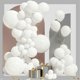 thumbnail image 3 of 2025 Latest Model White Balloon Arch Kit White Latex Balloon Balloon Wreath, 3 of 5
