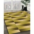 thumbnail image 3 of Ahgly Company Machine Washable Indoor Round Transitional Beer Orange Area Rugs, 4' Round, 3 of 7