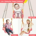 thumbnail image 2 of FUNLIO 3-in-1 Toddler Swing Set, Foldable Metal Stand, Indoor/Outdoor, 4 Sandbags, 2 of 6