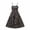 Black, variant on Summer Dresses for Women 2026 Women's Ditsy Floral Midi Dress Adjustable Spaghetti Strap Smocked Tiered A Line Casual Summer Vacation Dress