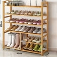 thumbnail image 5 of Bamboo Shoe Rack Organizer - 3/5/6-Tier, Freestanding Storage for Entryway, Hallway, Closet, Easy Assembly, 5 of 14