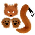 thumbnail image 2 of 2025 Festive : Ensemble de Gants et Queue en Fourrure Réalistes pour Cosplay et Festive, 2 of 3