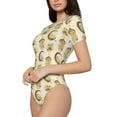 thumbnail image 2 of Easygdp Frogs Women's One-Piece Swimsuit Slim Fit Crew Neck Bodysuit Athletic Swimwear with Concealed Buckle - XX-Large, 2 of 9