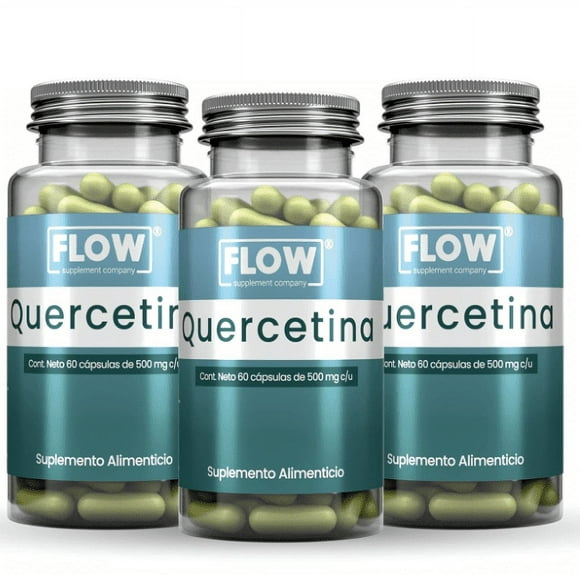 Suplemento FLOW Quercetina 3 PACK 270 Capsulas 500 mg