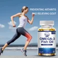 thumbnail image 5 of Nature's Live Omega 3 Fish Oil 120 Capsules Joint Support 1296 mg EPA & 864mg DHA, 5 of 7