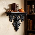 thumbnail image 2 of SLYNSHome Wall Mount Floating Shelf,Owl Shaped Vintage Hollow Sculpture Wall Display Rack,Black Decorative Wall Hanging Storage Bracket For Entryway Living Room Home Decor, 2 of 7