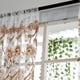 thumbnail image 5 of 2 cortinas de peonía para sala de estar, dormitorio, puerta de casa, cortina de ventana (café), 5 of 7