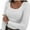 White, variant on Long Sleeve Shirts for Women Fall Outfits Knit Tops Scoop Neck Slim Fit Basic Tee