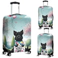 thumbnail image 2 of Happy Mother's Day Best Scottish Terrier Mom Ever Travel Luggage Cover Scottie Dog Lover Gifts Suitcase Dust Protective Decor - 03002, 2 of 5