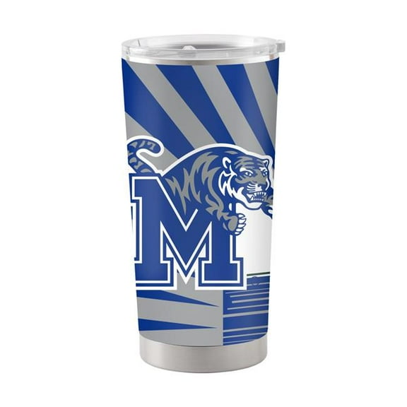 Logo Brands 168-S20T-14 Memphis 20 oz Mascot Stainless Tumbler