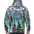 thumbnail image 7 of Picia Beautiful Dreamcatcher Pattern Casual Men's Hoodie - Lightweight Hooded Sweatshirt with Kangaroo Pocket, Comfortable Pullover for Everyday, Travel-Medium, 7 of 7
