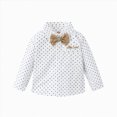 thumbnail image 4 of zuwimk Baby Boy Suit Toddler Formal Outfit Kids 3 Piece Vest Gentleman Clothes Long Sleeve Shirt and Pants Set(3-4 Years,Khaki), 4 of 8