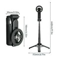 thumbnail image 3 of Magnetic Pocket Selfie Stick, 4-in-1 Magnetic Selfie Stick with Wireless Remote, Portable Extendable Tripod Stand for Home, Travel, Vlogging & Video Recording (Black), 3 of 8