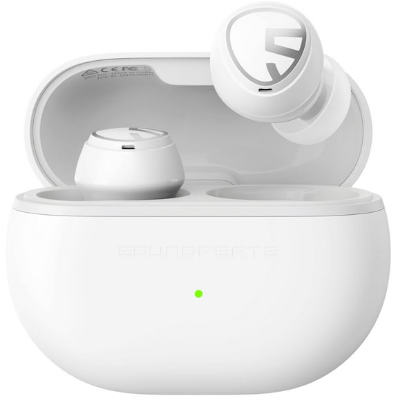 SOUNDPEATS Mini Pro ANC Wireless Earbuds Bluetooth Headphones in-Ear Stereo Earphones,White