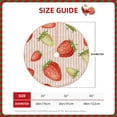 thumbnail image 2 of Fotbe Strawberries Pattern Christmas Tree Skirt, Tree Skirts Plush Christmas Decorations, Christmas Tree Skirts Xmas Decorations Holiday Party Decor-48", 2 of 6